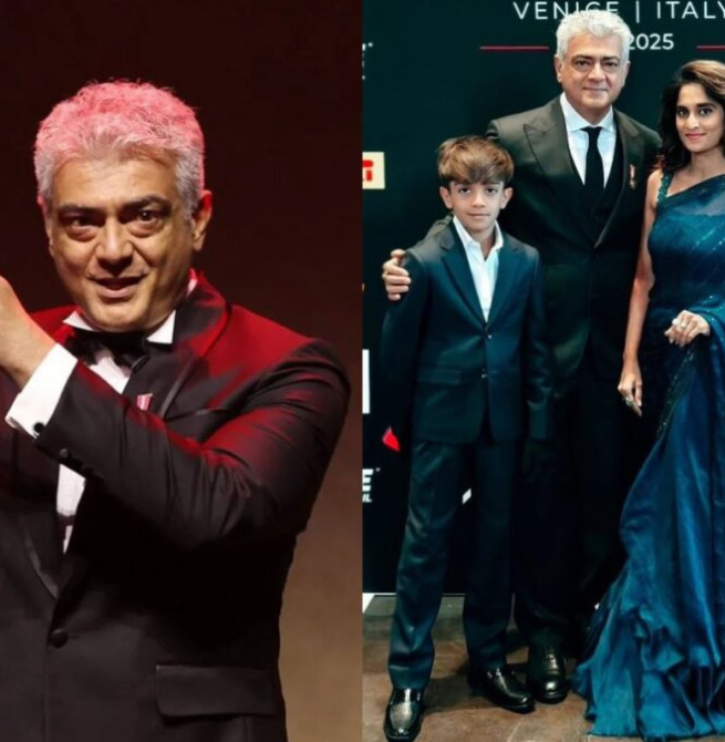 அஜித் குமார் வெனிஸில் ‘Gentleman Driver of the Year 2025’ விருது பெற்றார்!