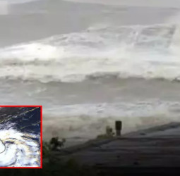 டிட்வா புயல் காரணமாகக் கடல் சீற்றம்